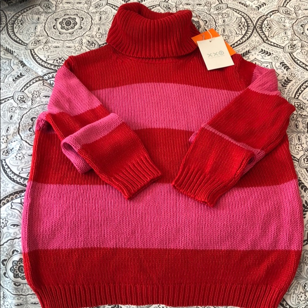 Red and Pink Sweater